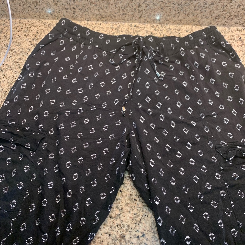 Old navy rayon drawstring cargo pants